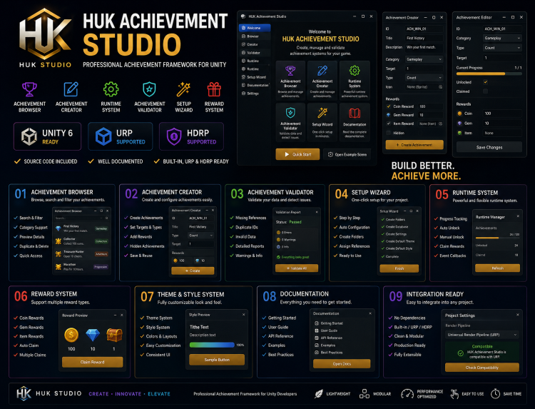 HUK Achievement Studio