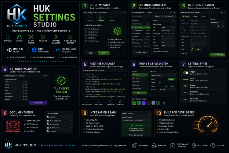 HUK Settings Studio
